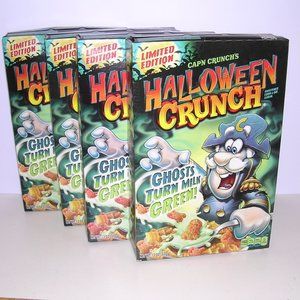 Cap 'n Crunch Halloween Cereal 4 Box Gift Captain